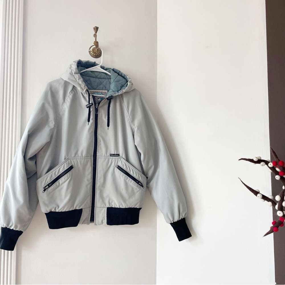 Vintage William Barry Struggle Wear Grey Jacket | Size Medium